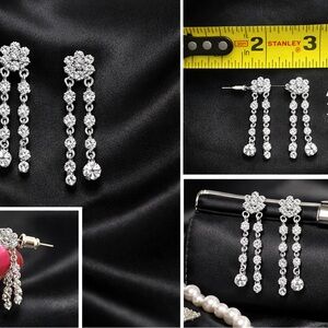 Elegant Silver Dangle Earrings